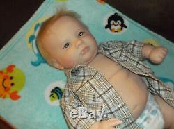 Reborn Doll Joseph Awake Three Months, 7 Lbs, 11 Ounces