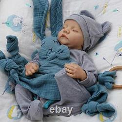 Reborn Dolls Boy 17 Inches Handmade Washable Reborn Babies Soft Vinyl