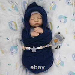 Reborn Dolls Boy 17 Inches Handmade Washable Reborn Babies Soft Vinyl