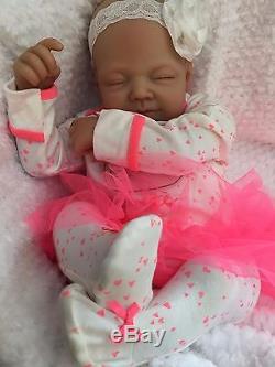 Reborn Dolls Cheap Baby Girl Amber Realistic 22 Newborn Real Lifelike Floppy