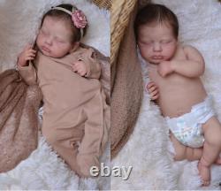 Reborn Dolls Twins Girls 20in Real Life Newborn Baby Doll Full Silicone Vinyl