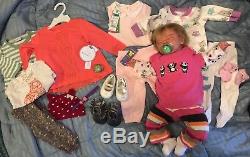 Reborn Evelyn By Cassie Brace 6 Month Old Baby Toddler Doll Mono Rooted Hair