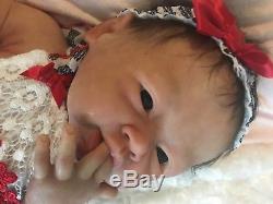 Reborn Full Silicone Baby Girl drink & wet doll Tatyana Burden ecoflex 20