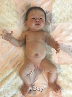 Reborn Full Silicone Baby Girl drink & wet doll Tatyana Burden ecoflex 20 SALE