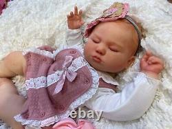Reborn Girl Baby June 7 Months Asleep 3d Scan Of Real Baby