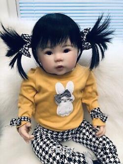 Reborn Gorgeous Asian Baby Toddler Girl Doll