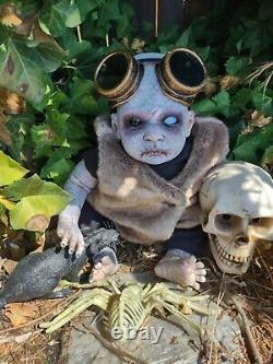 Reborn Horror Big Baby 22 Demon Doll Haunt Ghost Walking Dead STEAMPUNK ZOMBIE