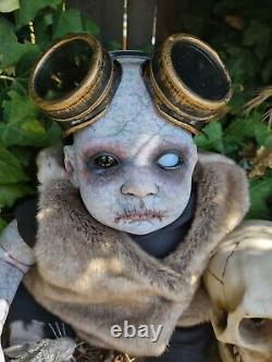 Reborn Horror Big Baby 22 Demon Doll Haunt Ghost Walking Dead STEAMPUNK ZOMBIE