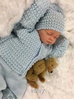 Reborn Lifelike Boy In Spanish Knitted Set Full Limbs 017 Butterfly Baby