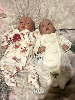 Reborn Lindsey Lullaby Baby Dolls X2. Highly Detailed With Many Extras