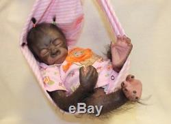 Reborn Monkey Baby Doll