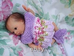 Reborn Nessa MINI BABY GIRL 10 1lb Marita Winters JosyNN Josy Newborn Nursery