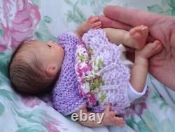 Reborn Nessa MINI BABY GIRL 10 1lb Marita Winters JosyNN Josy Newborn Nursery