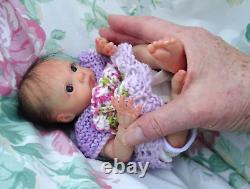 Reborn Nessa MINI BABY GIRL 10 1lb Marita Winters JosyNN Josy Newborn Nursery