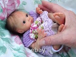 Reborn Nessa MINI BABY GIRL 10 1lb Marita Winters JosyNN Josy Newborn Nursery