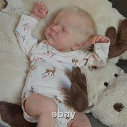 Reborn Newborn Baby Sleeping Levi Handmade Doll Valentine lovers Best Gift
