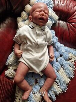 Reborn Partial Silicone Baby 19 Newborn Crying Baby By MELANIE GEBHARDT