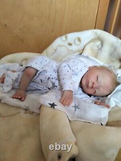 Reborn Preemie 16 Inch Baby Boy Frazer From The Heather Boneham Faith Sculpt