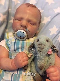 Reborn Realborn Sleeping Baby Owen, Completed Doll