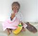 Reborn Realistic Baby Orangutan Monkey Baby Doll Binki With Breast Plate