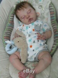 Reborn Ruby by Cassie Brace, presented as a BOY! Ultra-realistic baby doll