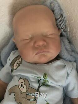 Reborn Sleeping Baby Boy Doll, Limited Ed. Levi By Bonnie Brown