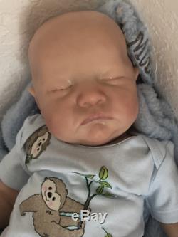 Reborn Sleeping Baby Boy Doll, Limited Ed. Levi By Bonnie Brown