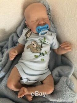 Reborn Sleeping Baby Boy Doll, Limited Ed. Levi By Bonnie Brown