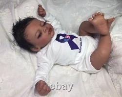 Reborn Sleeping Biracial Ashia- Therapy for Alzheimer's, Kids & Special Needs