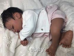 Reborn Sleeping Biracial Ashia- Therapy for Alzheimer's, Kids & Special Needs