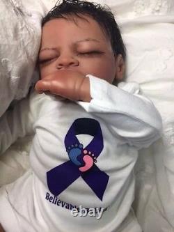 Reborn Sleeping Biracial Ashia- Therapy for Alzheimer's, Kids & Special Needs