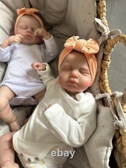 Reborn Twins- Baby Dolls Soft Cloth Body Newborn twins Baby. Set