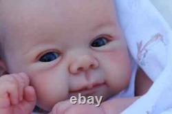 Reborn Unisex Baby Doll Sweet Face Kids Lifelike Real Touch Painted Boy Girl Toy