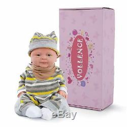 Reborn Vollence Full Body Boy Baby Doll Realistic Silicone Soft Handmade NEW