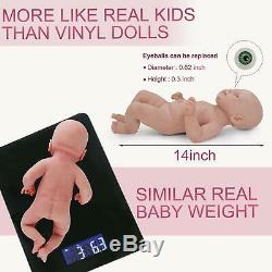 Reborn Vollence Full Body Boy Baby Doll Realistic Silicone Soft Handmade NEW