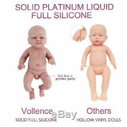 Reborn Vollence Full Body Boy Baby Doll Realistic Silicone Soft Handmade NEW