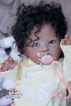 Reborn Art Baby Doll Raven By Ping Lau, Reborn Baby Doll Finished Doll, Vinyl