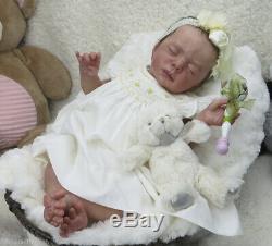Reborn art doll Luise from the limited edition sculpt by Karola Wegerich