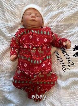 Reborn baby David doll created by artist Ruth Annette