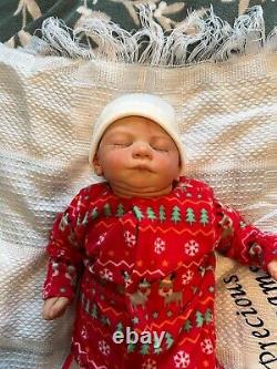 Reborn baby David doll created by artist Ruth Annette