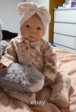 Reborn baby Doll Bountiful Baby 25 8lbs open eye. Heavy Baby