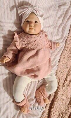 Reborn baby Doll Bountiful Baby 25 8lbs open eye. Heavy Baby