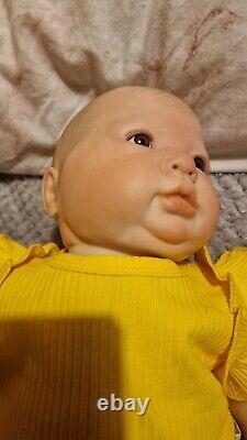 Reborn baby Doll Bountiful Baby 25 8lbs open eye. Heavy Baby