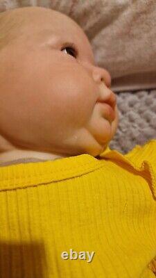 Reborn baby Doll Bountiful Baby 25 8lbs open eye. Heavy Baby