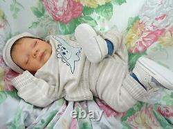 Reborn baby Lucas 195lb inc tummy Cassie Brace LtEd JosyNN Josy Newborn Nursery