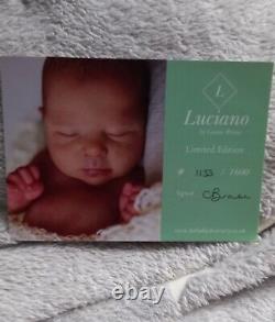 Reborn baby Luciano Cassie Brace. COA. Ltd Edition