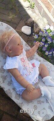 Reborn baby MaddieBonnie Brown. By Marie Hart