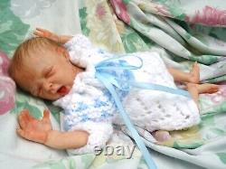 Reborn baby Mini Yawn MINI BABY BOY 10 1lb6 Winters JosyNN Josy Newborn Nursery