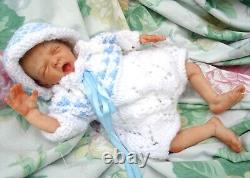 Reborn baby Mini Yawn MINI BABY BOY 10 1lb6 Winters JosyNN Josy Newborn Nursery