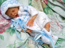 Reborn baby Mini Yawn MINI BABY BOY 10 1lb6 Winters JosyNN Josy Newborn Nursery